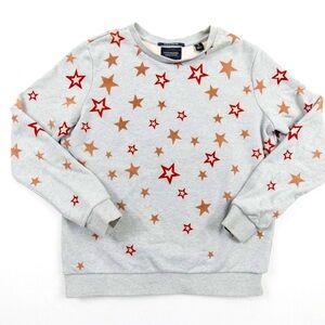 Scotch & Soda Crew Neck Velvet Stars Sweatshirt Small